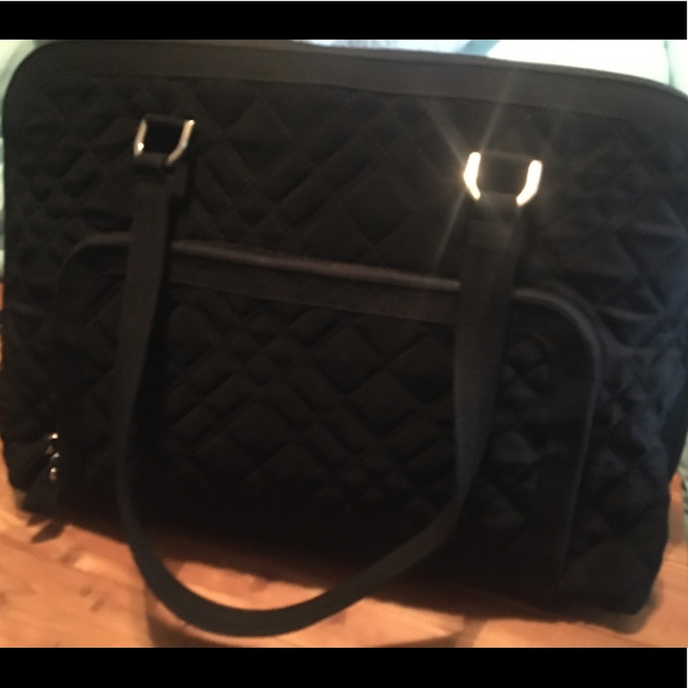 Vera Bradley quilted briefcase
